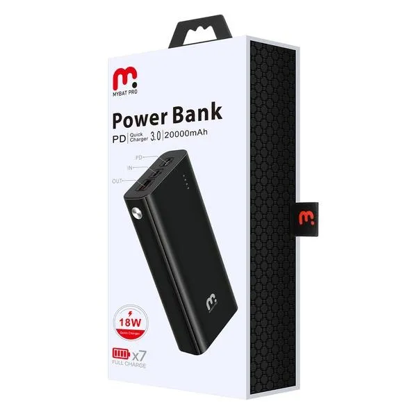 20,000 mAh Power Delivery Power Bank