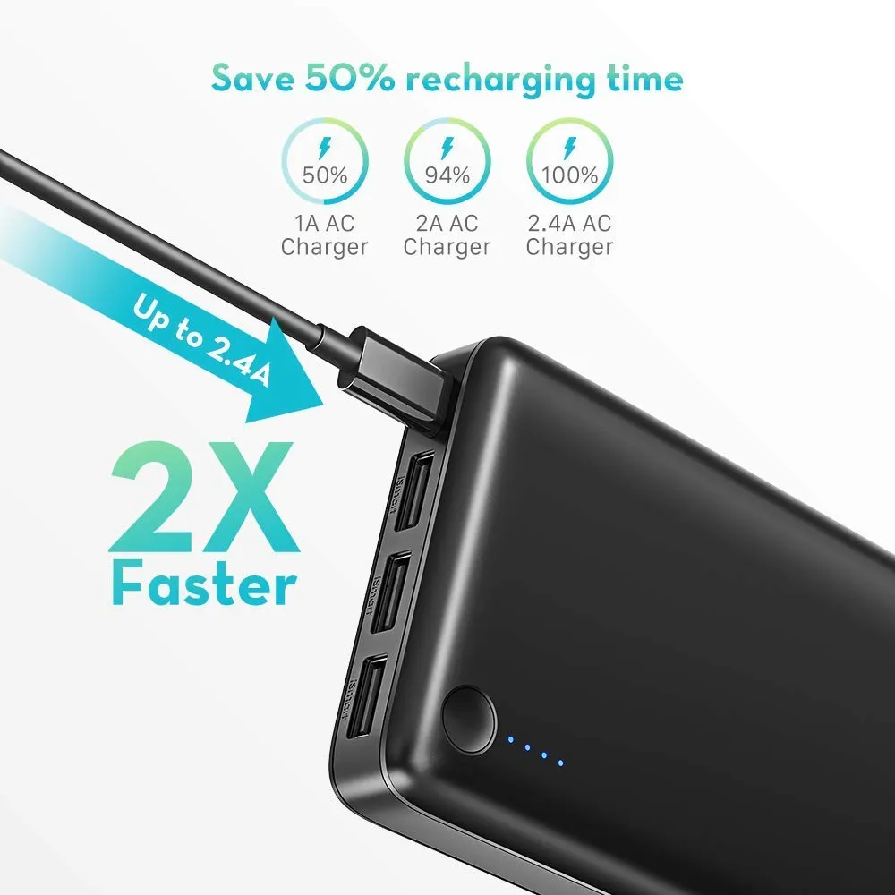 26800mAh Power Bank with 2A Wall Charger