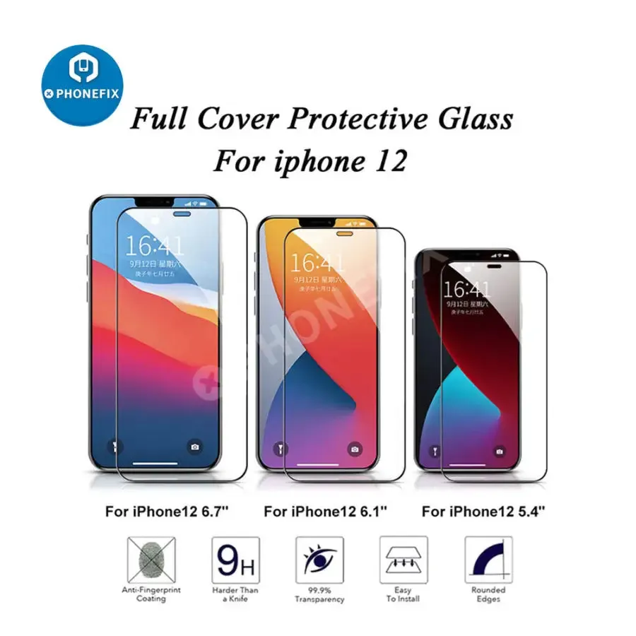 3D Full Cover Tempered Glass For iPhone 14 Pro 15 Pro max