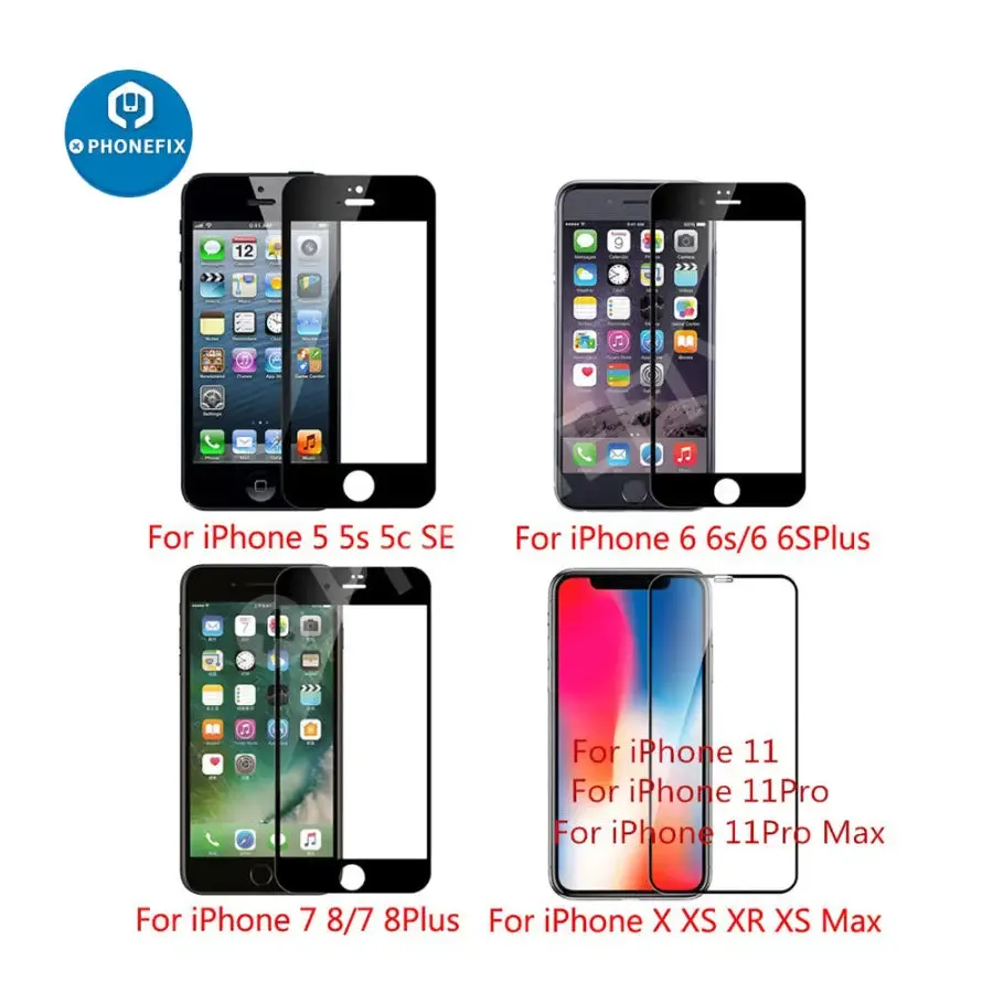 3D Full Cover Tempered Glass For iPhone 14 Pro 15 Pro max