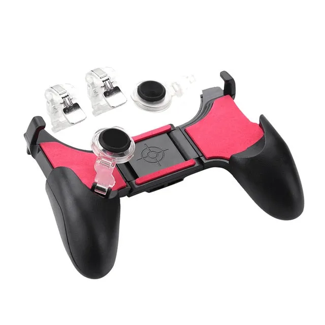 5 in 1 PUBG Moible Controller Gamepad Free Fire L1 R1 Triggers PUGB Mobile Game Pad Grip L1R1 Joystick for iPhone Android Phone