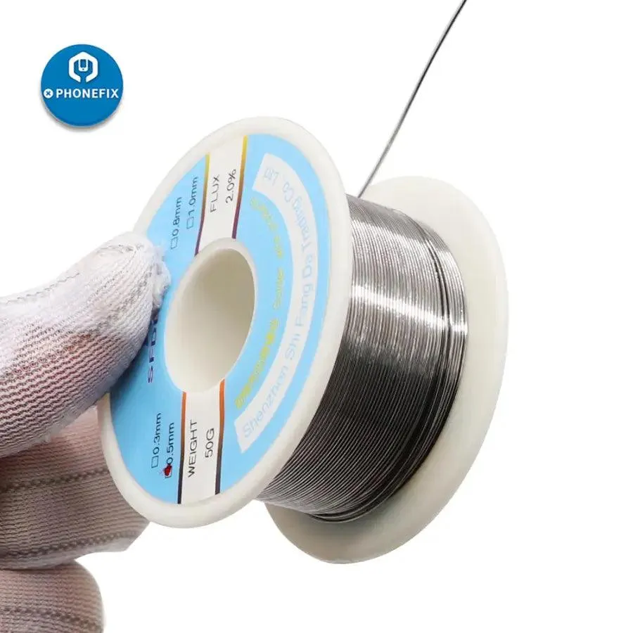 50g High Purity Rosin Solder Wire Core No Cleaning Wire 0.3 0.5 0.8mm