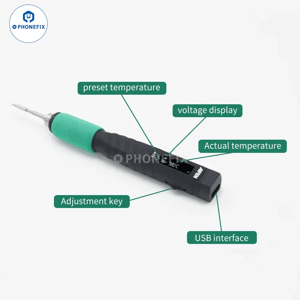 AIFEN A11 USB Soldering Iron T210 Digital Display Welding Handle