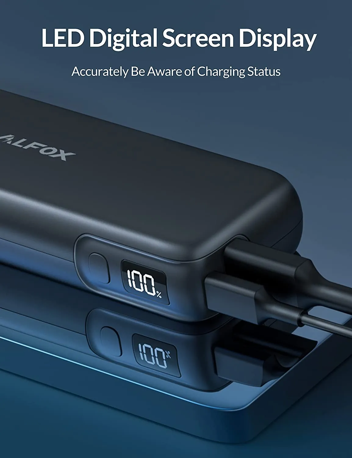 Alfox PB006 15000mAh 30W Fast Charging Power Bank