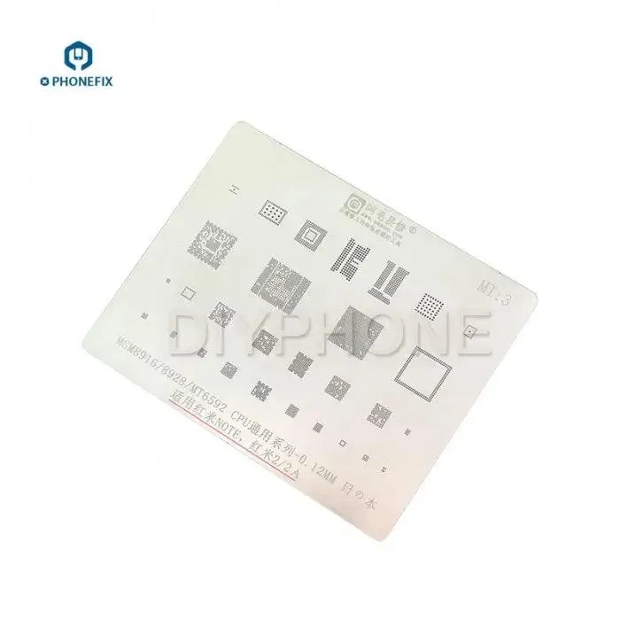 AMAOE BGA Reballing Stencil Template For Xiaomi Redmi Series CPU