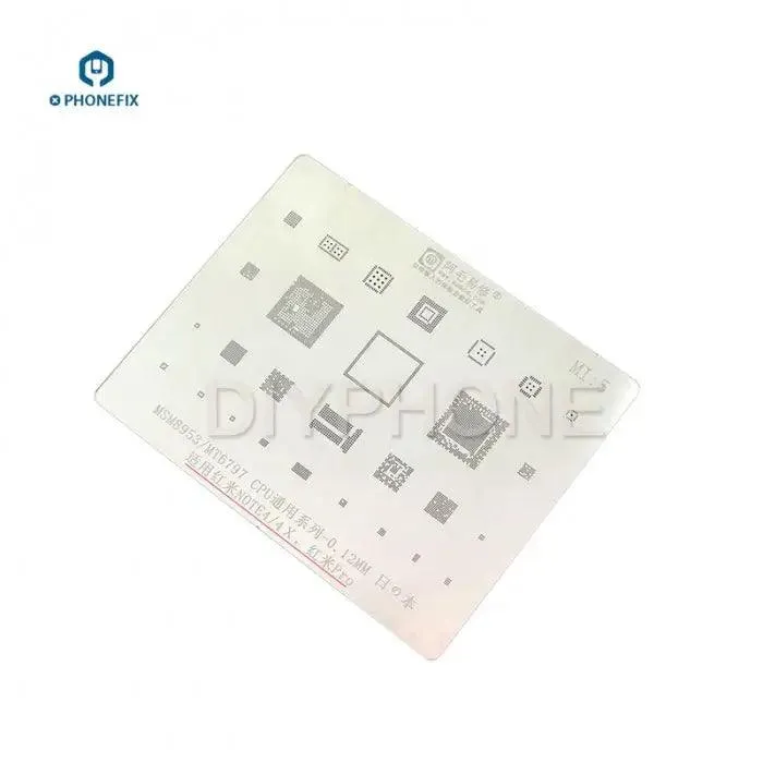 AMAOE BGA Reballing Stencil Template For Xiaomi Redmi Series CPU