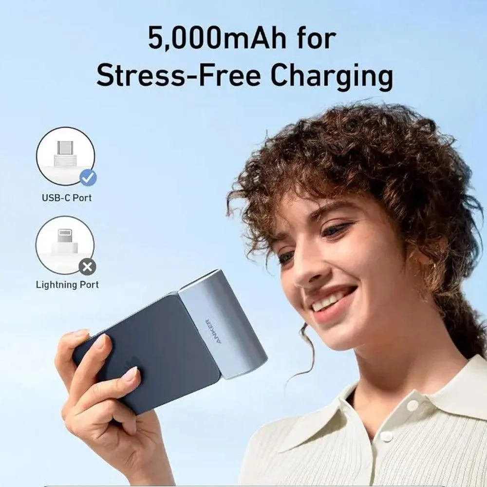 Anker A1653H31 Nano Power Bank PD Type-C   Type-C Connector 22.5W 5000mAh - Blue