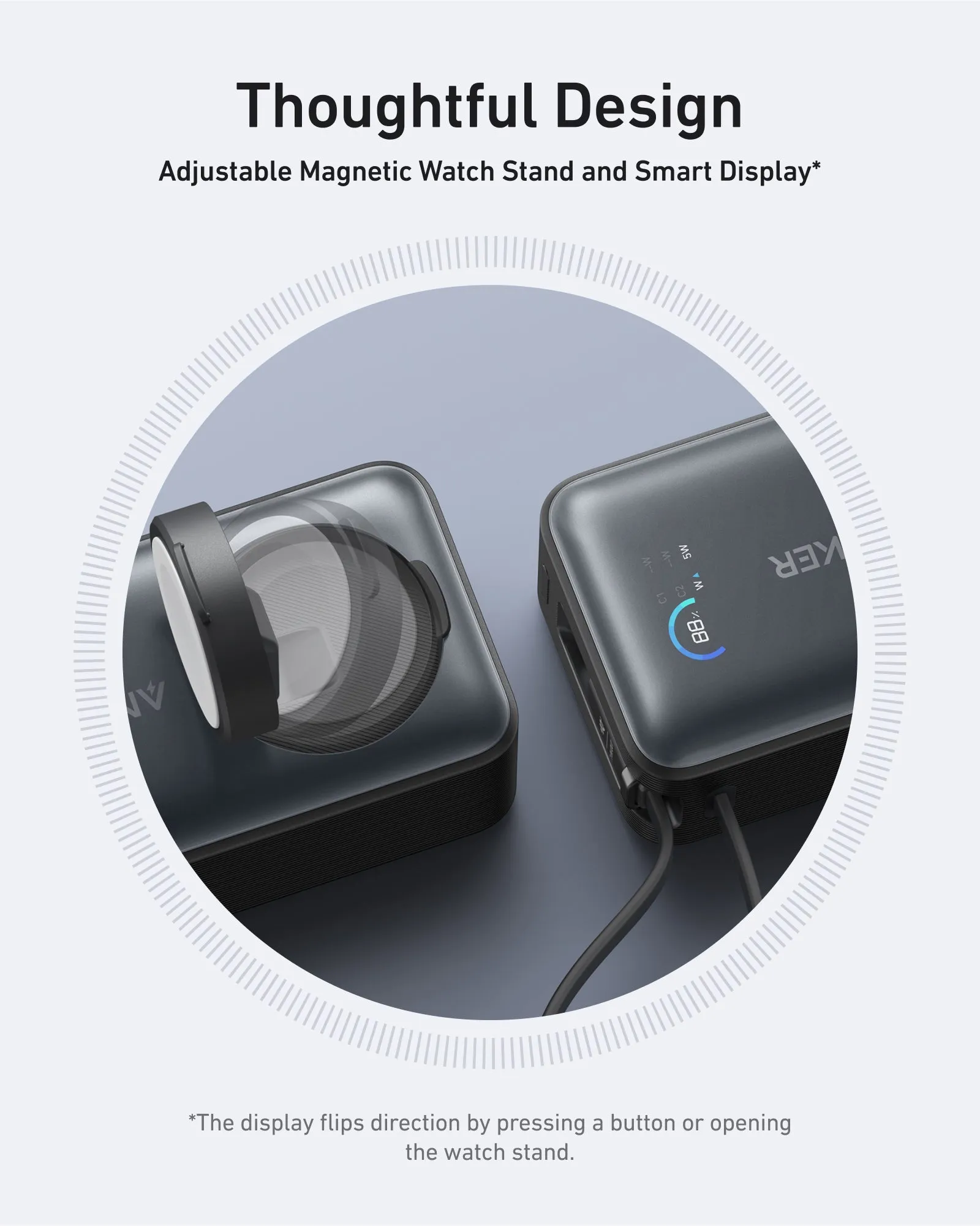 Anker MagGo Power Bank (10K, 35W, For Apple Watch)