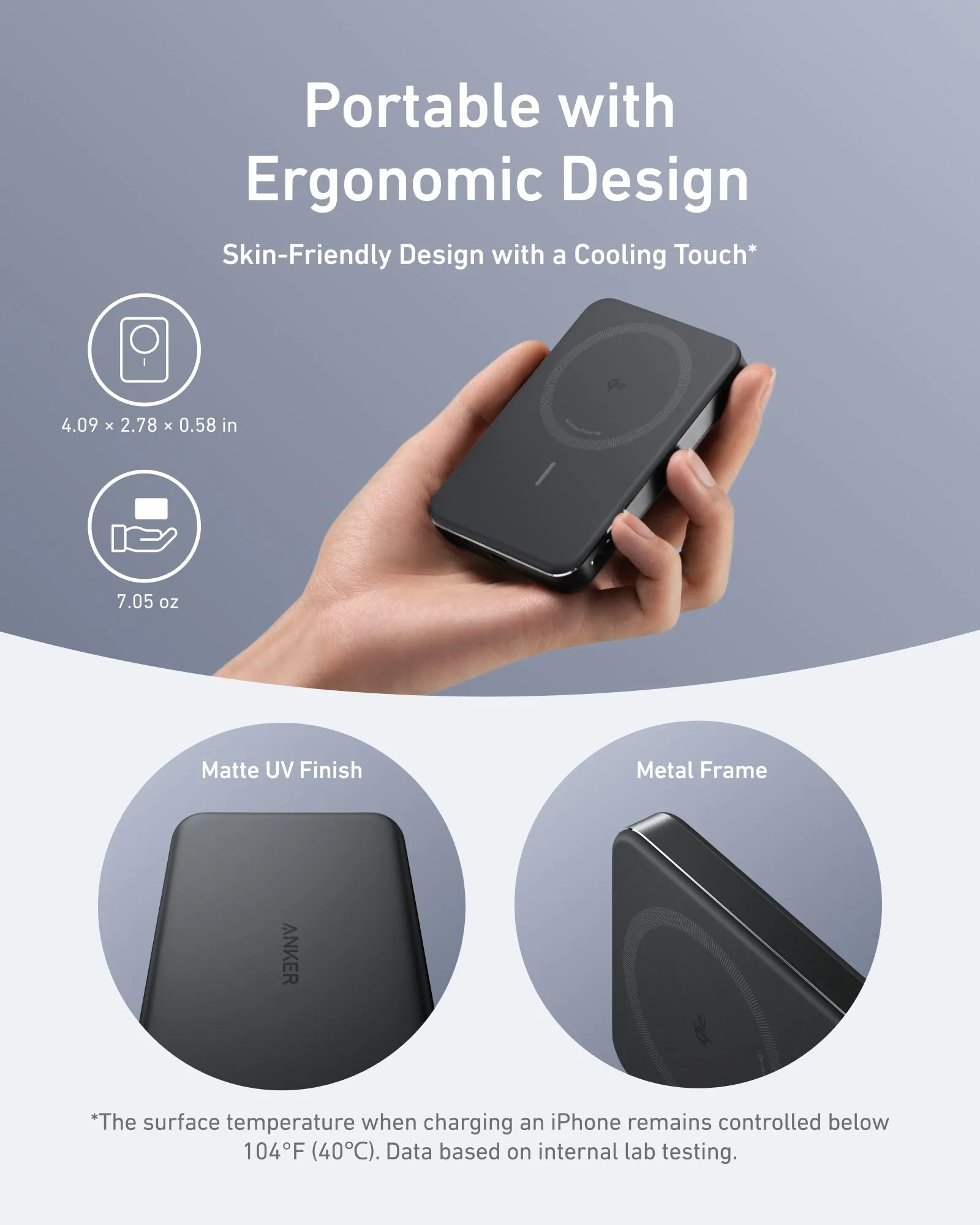 Anker MagGo Power Bank (10K, Slim)  | Customizable