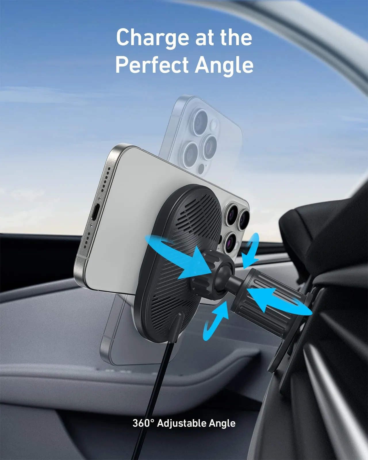 Anker MagSafe Wireless Car Charger Compatible