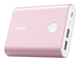 Anker PowerCore  13400 Premium Aluminum Portable Charger with Qualcomm Quick Charge 3.0 (Pink)