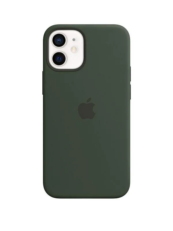 Apple - Back Cover For Mobile Phone - With Magsafe - Silicone - Cyprus Green - For Iphone 12 Mini