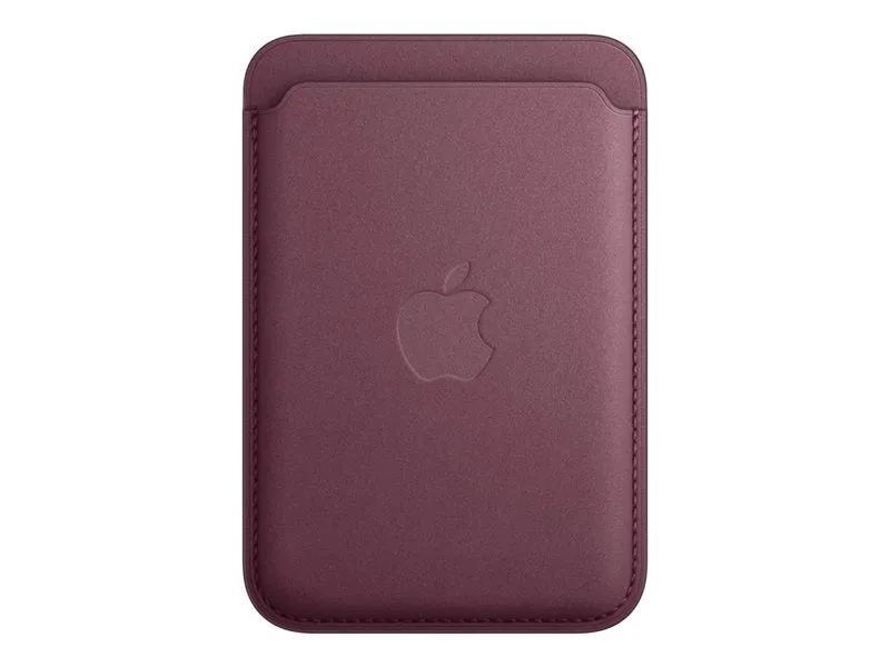 Apple - Wallet For Mobile Phone / Credit Card - Magsafe Compatibility - Microtwill, Finewoven - Mulberry - For Iphone 12