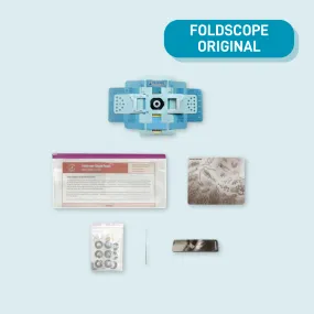 Assembled Single Pouch (1 Foldscope Paper Microscope).  Holiday Savings - Sale Save 20% at checkout.