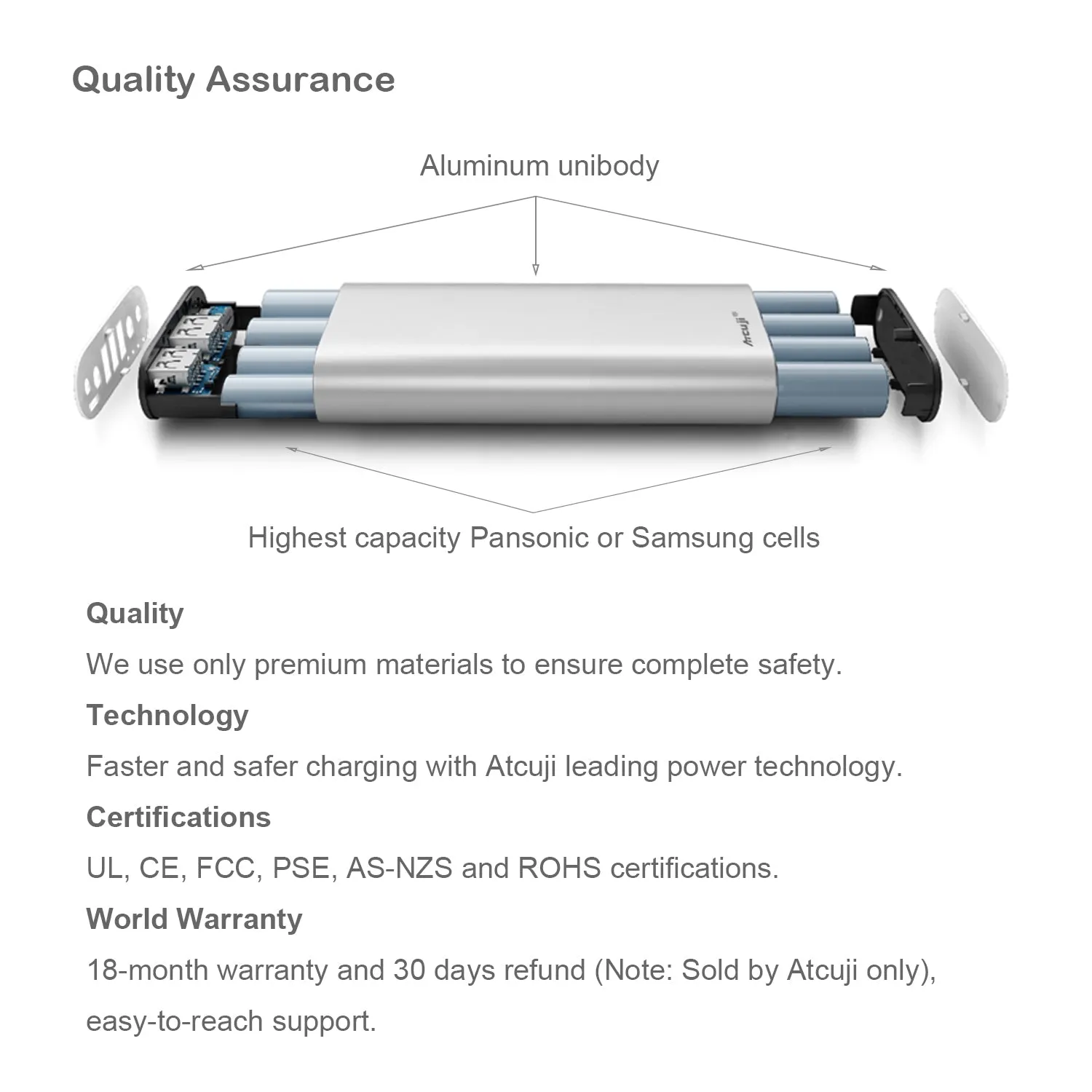 AT26DS 26800mAh Surface Laptop External Battery with 140W Power Delivery for Microsoft Surface Pro Laptop Power Bank Surface Go External Battery iPhone iPad Samsung Galaxy Google Pixel Power Bank-(TSA-Approved)