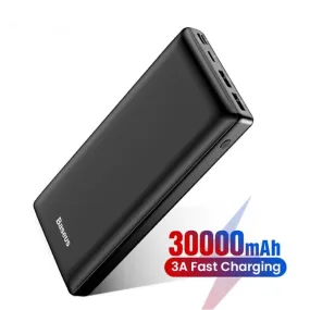 Baseus 30000mah Big Capacity Power bank For Mobile Travel Powerbank Quick Charger 3.0 Type C Power bank For iPhone Samsung