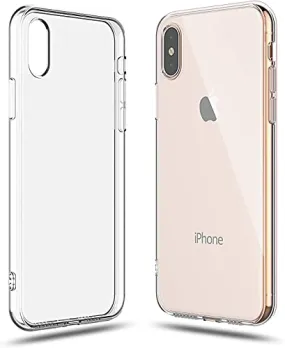 Betron Clear Silicone Phone Case Back Cover for iPhone XS Max, Anti Scratch Phone Case