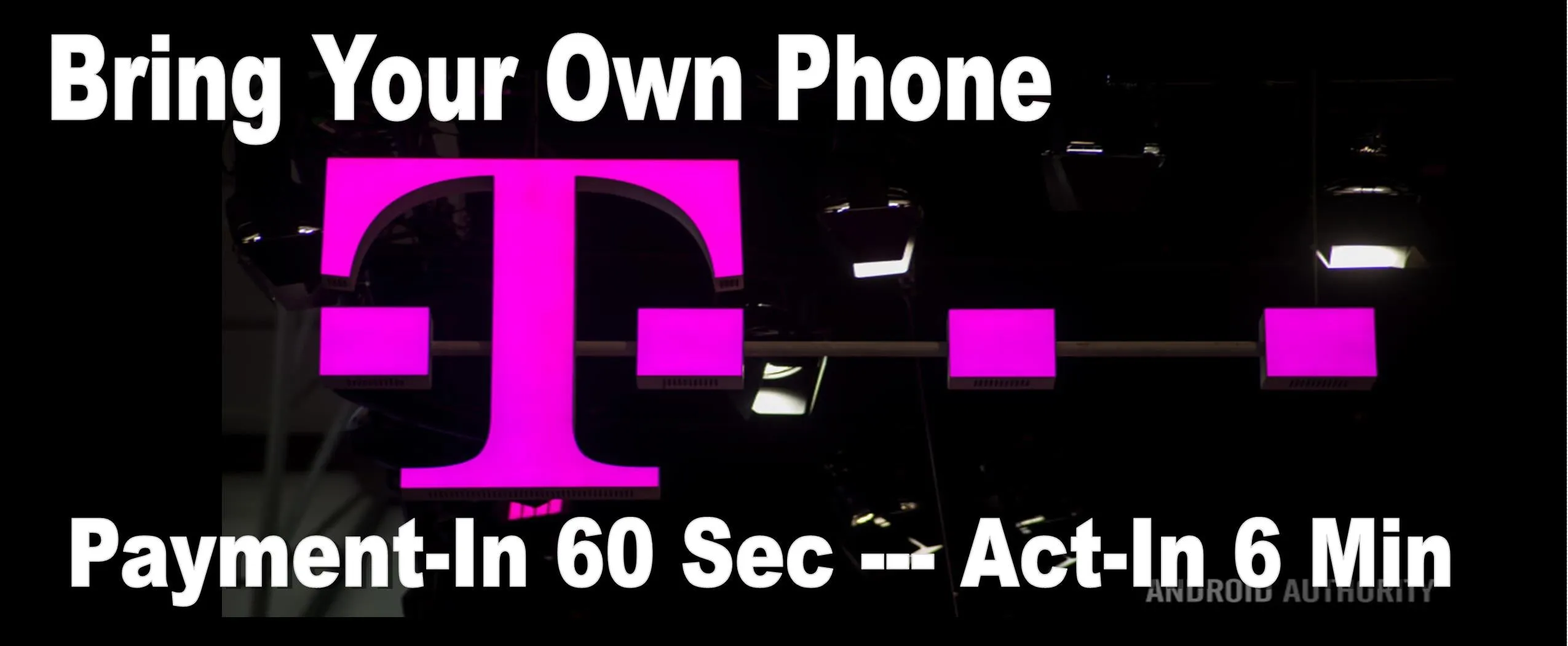 BYOP = T-Mobile $25 Unlimited Talk, Text, 6.5GB 5G, 4G LTE Web & Sim Kit & New Number