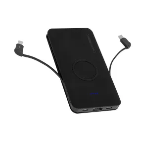 ChargeHubGO  Power Bank with Wireless Charging Pad