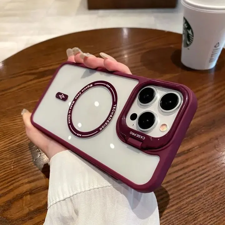 Clear Magnetic Case with Lens Holder