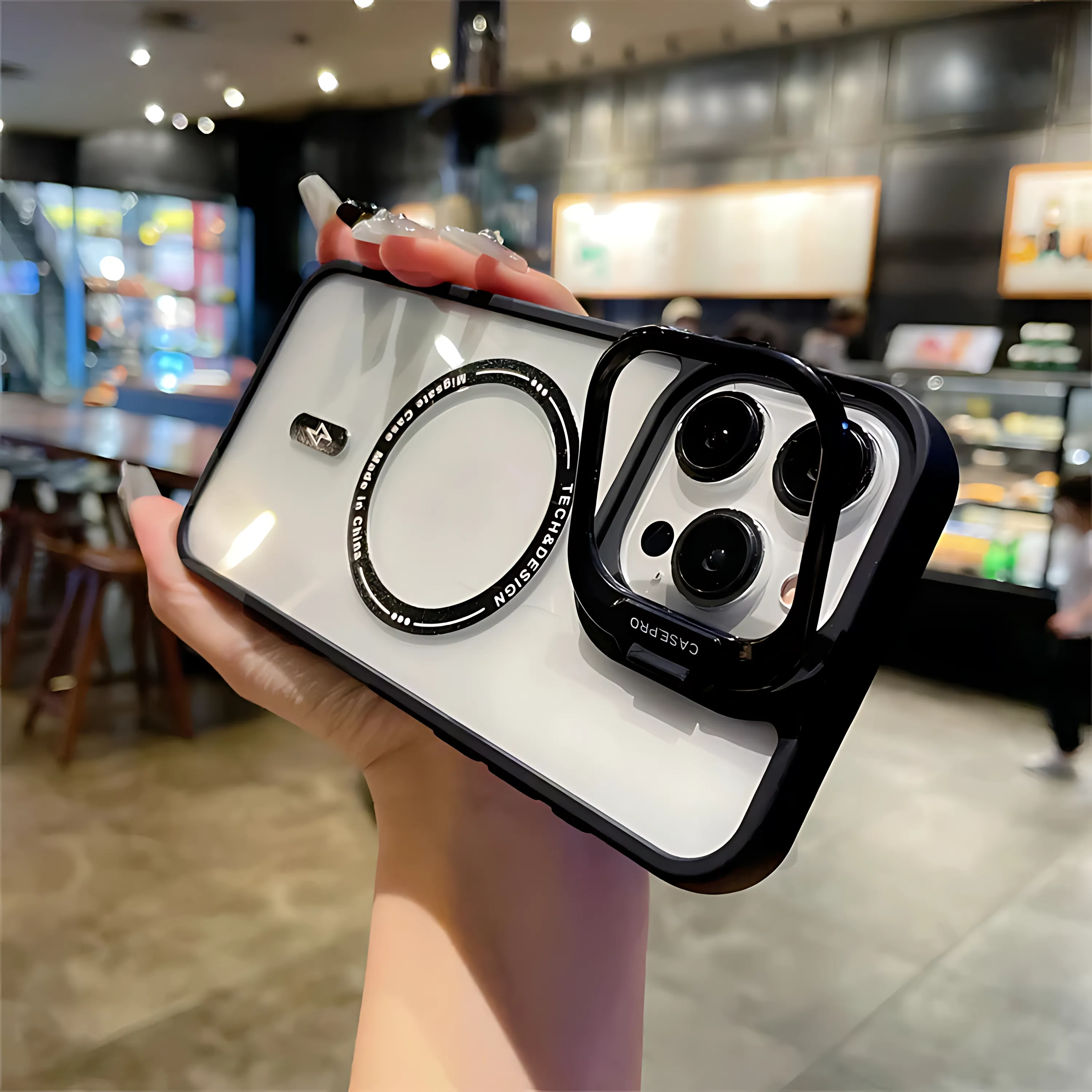 Clear Magnetic Case with Lens Holder