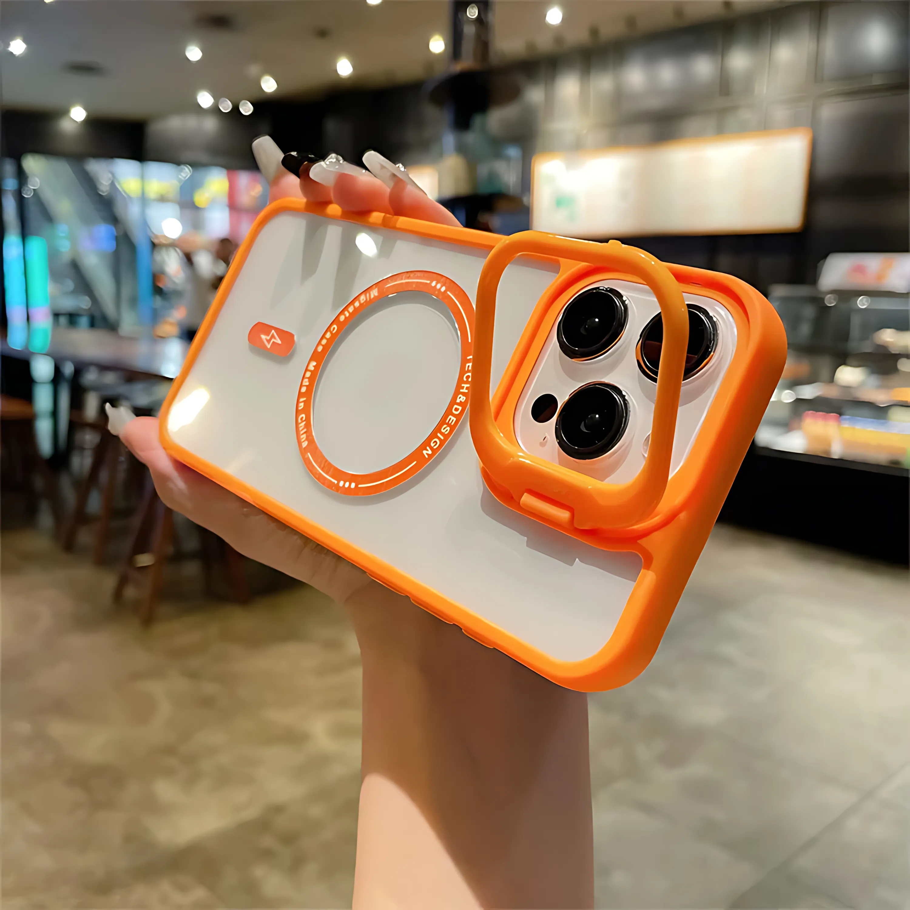 Clear Magnetic Case with Lens Holder