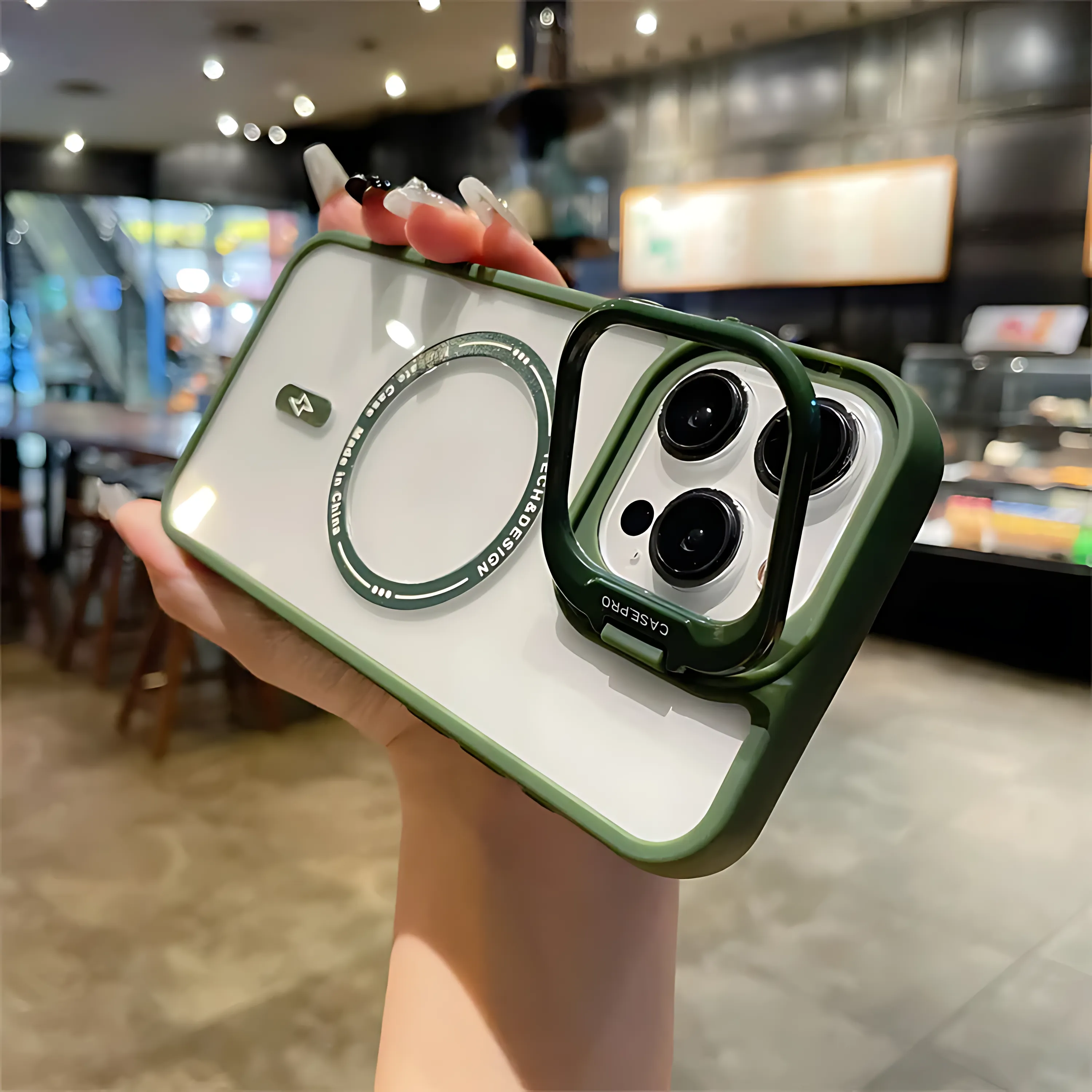 Clear Magnetic Case with Lens Holder