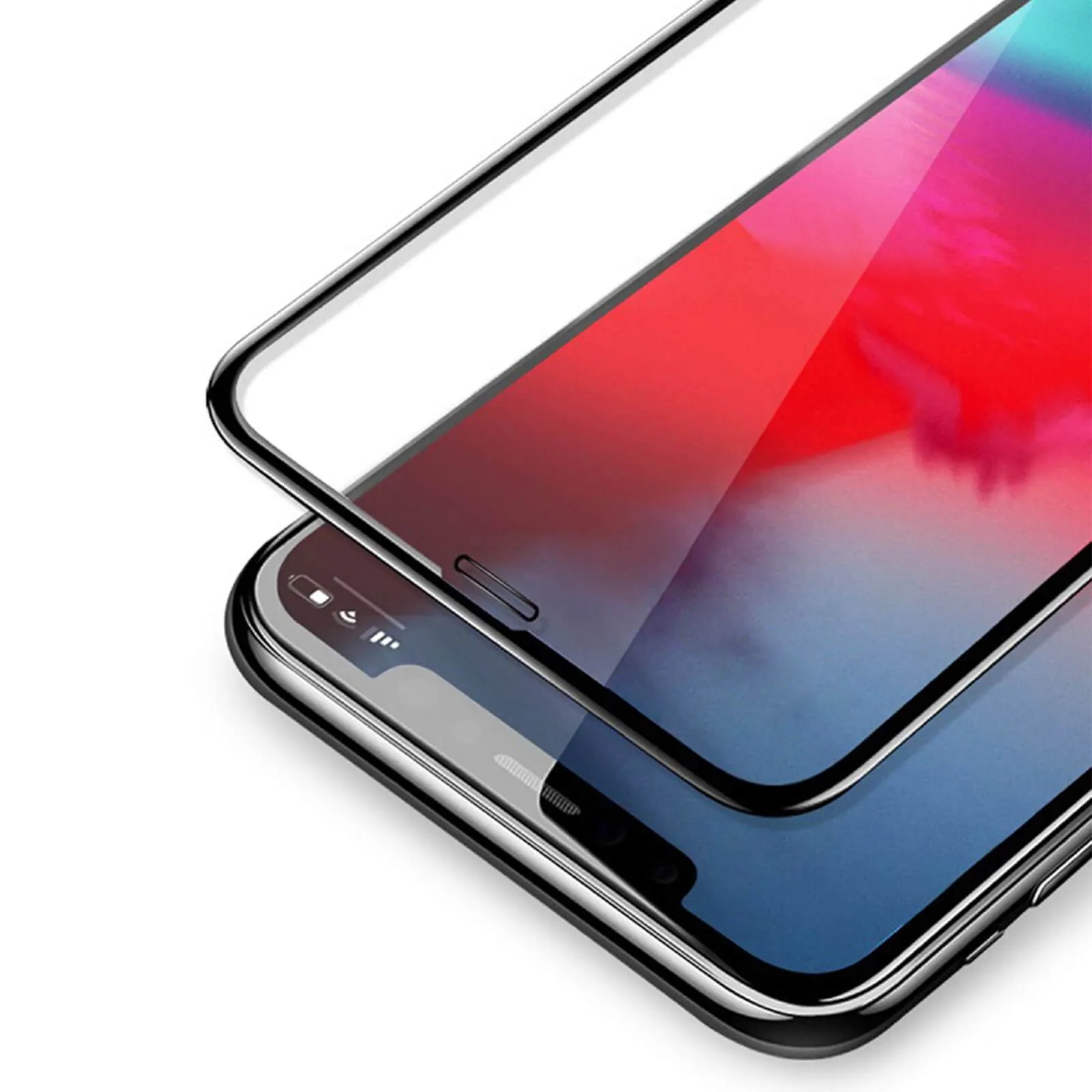 Curved Tempered Glass Screen Protector for iPhone XS/X