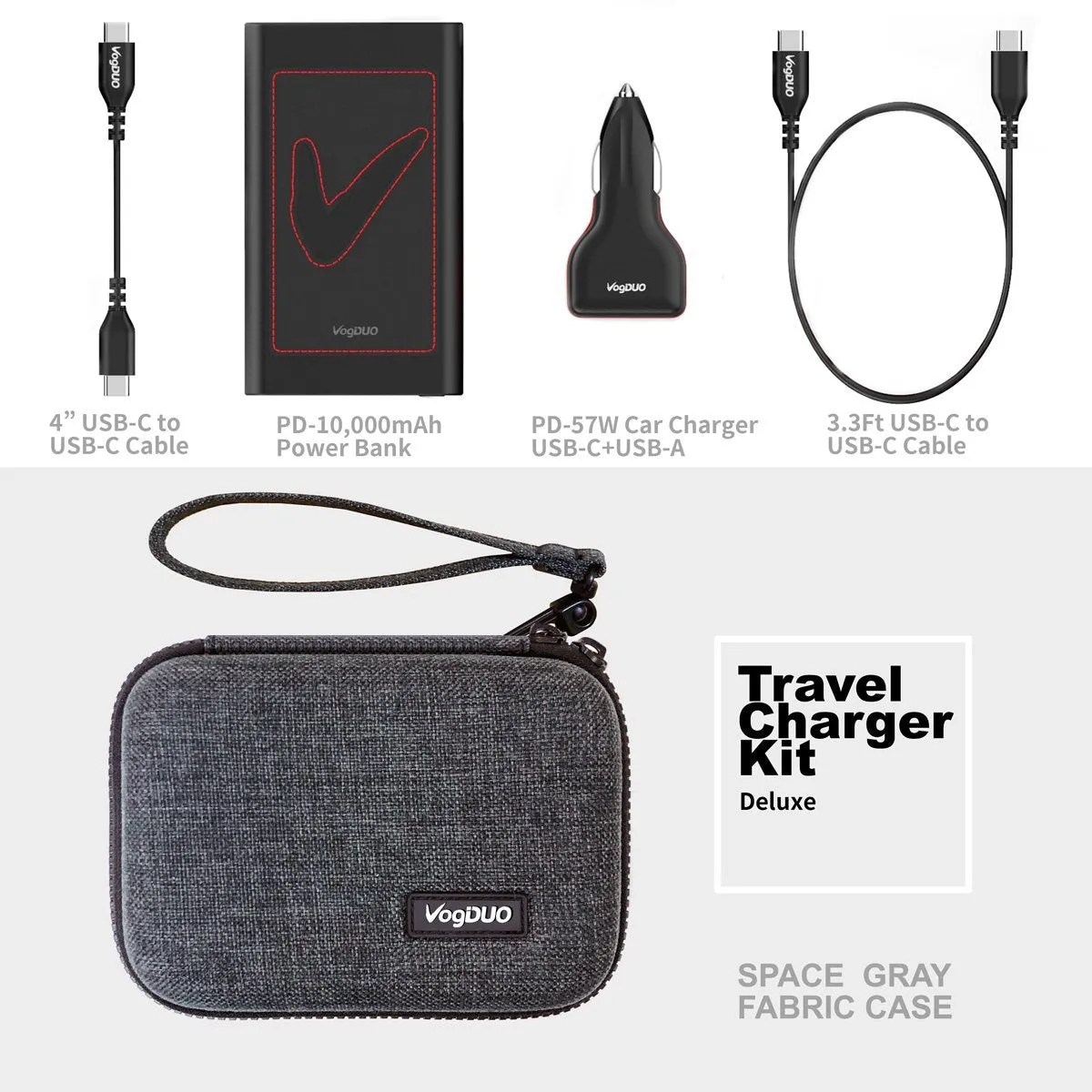 Deluxe Travel Charger Kit