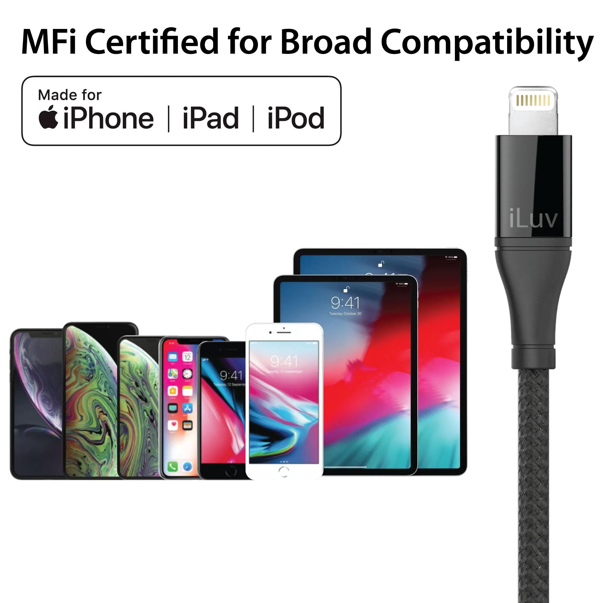 Fast Charging USB-C to Lightning Cable  3ft/6ft/10ft