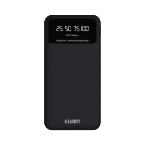 Kivart Titan 10,000 mAh Powerbank | Fast Charging | Universal Compatibility | LED Battery Indicator | 22 Watt Output