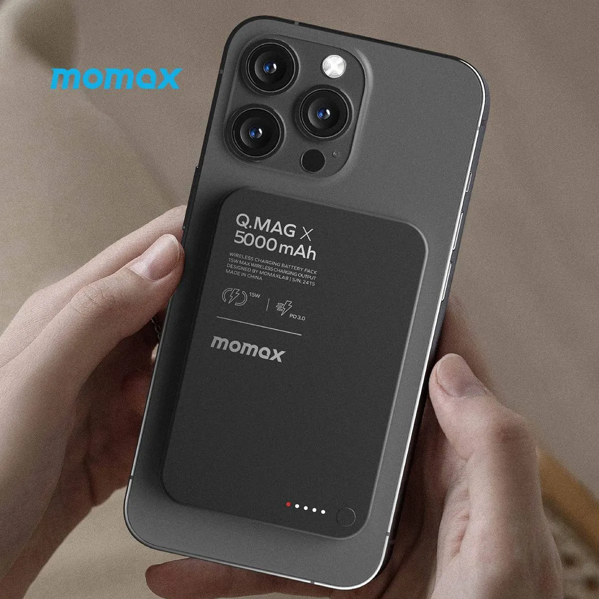 Momax 5000 mAh Wireless PowerBank