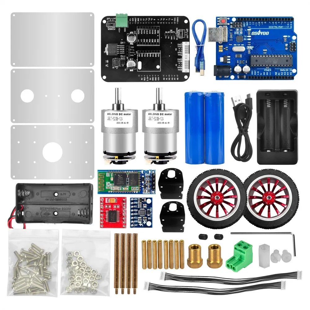 OSOYOO Two Wheel Bluetooth Balance Robot Car Kit  for Arduino