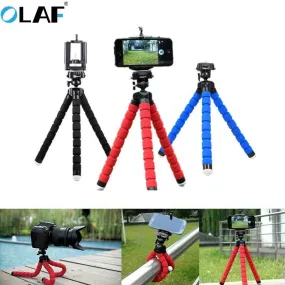 Phone Holder Flexible Octopus Tripod Bracket Selfie Mount Monopod