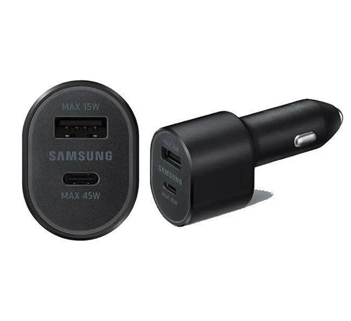 Samsung Fast Charging Car Charger DUO with cable (45W   15W)