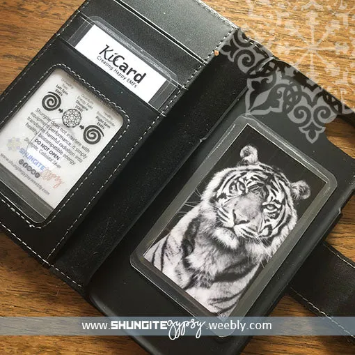 Shungite   CSilver Mobile Phone KiCard ~ EMF Protection ~ TIGER