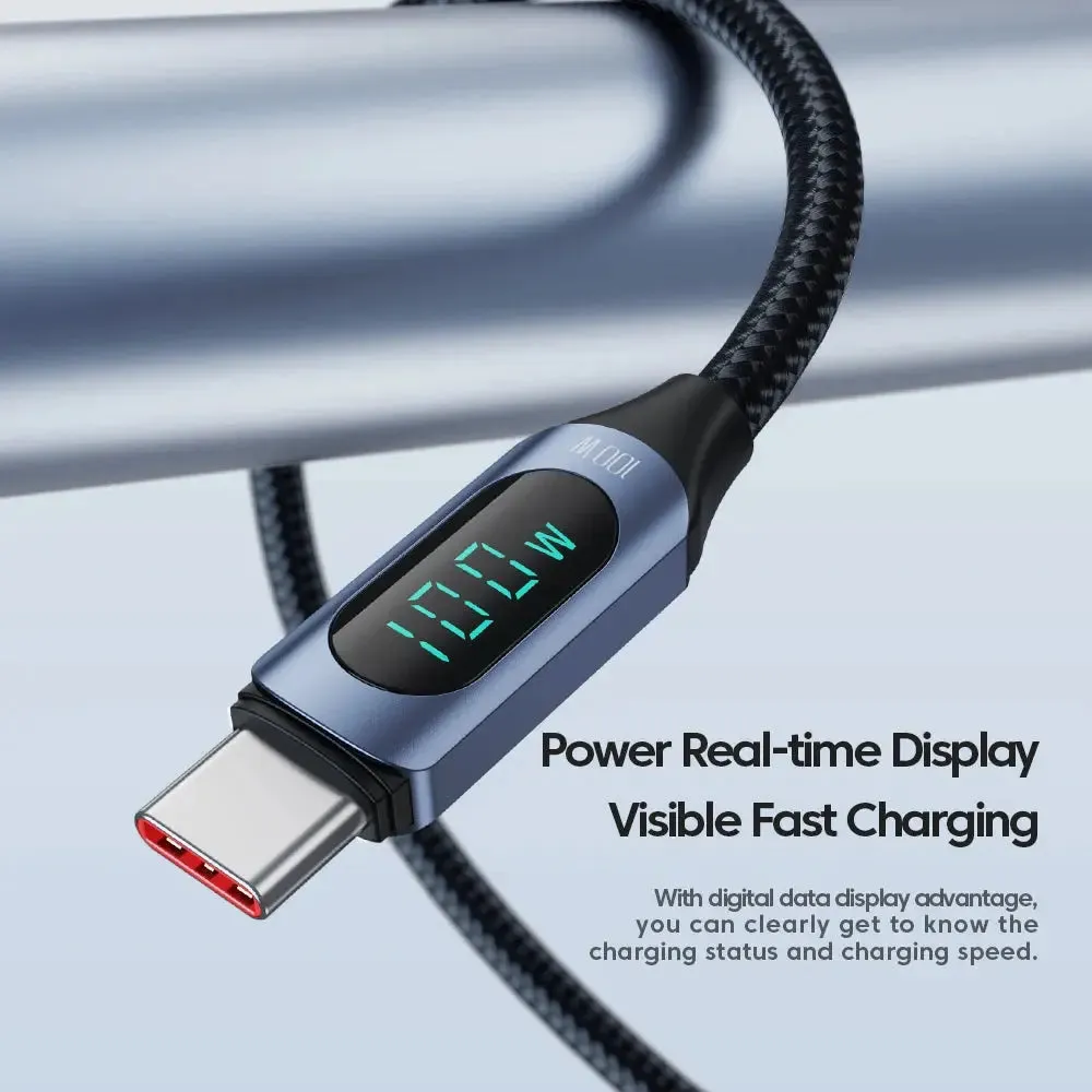 Toocki 100W Type C to Type C Cable - PD Fast Charging and Data Transfer