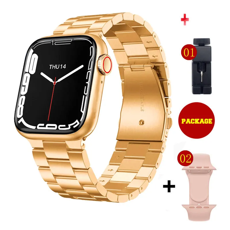 Women Smartwatch Full Touch screen Support Dial Call Heart Rate Blood Pressure Smart Watch men for Apple Android Watch women